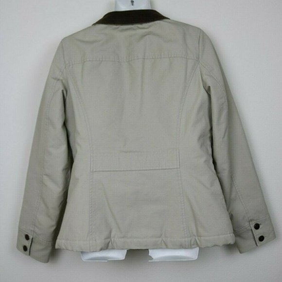 LL Bean Womens Coat Long Sleeve Cotton Pockets - Picture 5 of 5